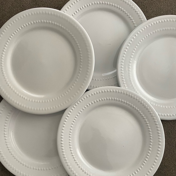 Vintage Royal Norfolk White Dinner Plates 10.5” Set of 5 “Excellent Condition" - Picture 1 of 3